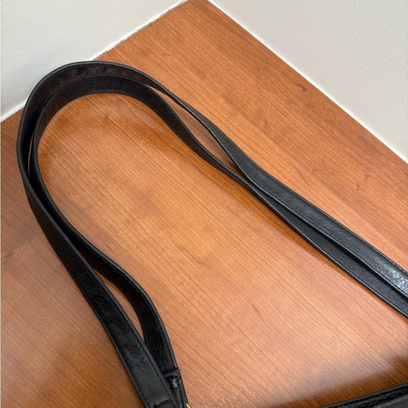 Vintage Relic Leather Black Shoulder Bag Purse Pebbled EUC - Picture 6 of 13